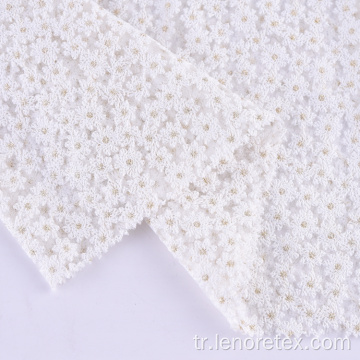 Örme 100% polyester çiçek nakış tül kumaş
